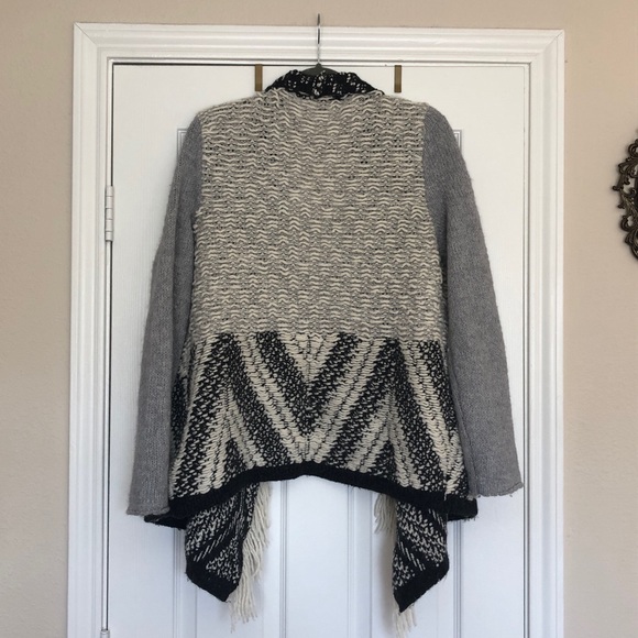 Anthropologie Moth Amba Fringe Cardigan - Picture 6 of 7